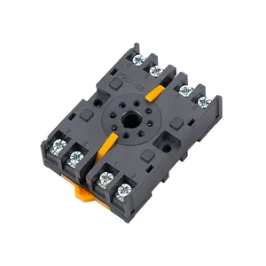 relay base 8pins/relay socket 8 pins/round pin socket