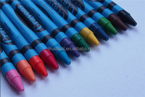 12 цветов карандаш для детей, корейские канцелярские принадлежности нетоксичный восковой мелок - Product Image 4