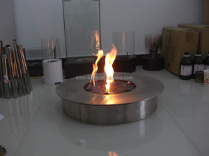 Brûleur à alcool en acier inoxydable en vente, insert rond pour foyer, carburant <span class=keywords><strong>bio</strong></span>éthanol 2,5 L - Product Image 3