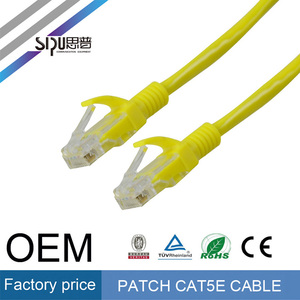 SIPU haute qualité Rond/<span class=keywords><strong>Plat</strong></span> Cat6 <span class=keywords><strong>RJ45</strong></span> Patch Cordon Ethernet Cat5e Câble Réseau - Product Image 2