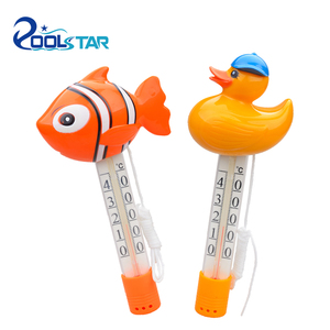 Sang trọng nổi ABS nhựa động vật vịt cá thiết kế hồ bơi Nhiệt kế OEM 1 năm bảo hành hộ gia đình ngoài trời sử dụng - Product Image 2