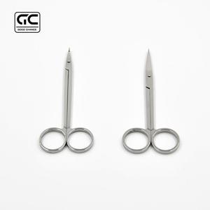 Tijeras Profesionales para Cutículas de Acero Inoxidable con Mango de Plástico, Afiladas, Rectas, Duraderas, para Mano Derecha - Product Image 1