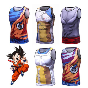 Nuovo <span class=keywords><strong>Anime</strong></span> abbigliamento Super Saiyan canottiere Goku/Vegeta 3D senza maniche <span class=keywords><strong>T</strong></span>-<span class=keywords><strong>Shirt</strong></span> per gli uomini - Product Image 6