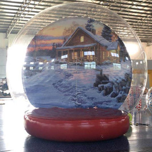 Globes de Noël gonflables géants transparents pour jardin, boule de neige gonflable de taille humaine pour spectacle en direct - Product Image 4