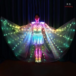 DMX512 inalámbrico Programable LED danza del vientre alas de <span class=keywords><strong>Isis</strong></span> - Product Image 2