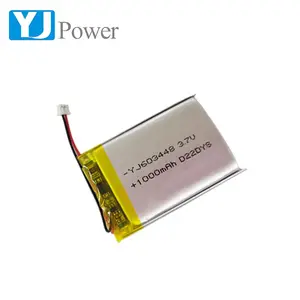 CE Approved Cell 3.7v 1000mah 603448 For Headset