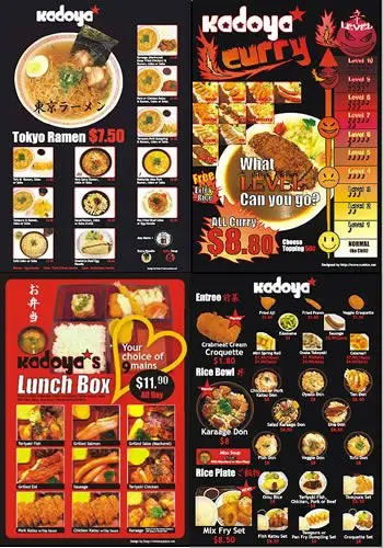Hoge Kwaliteit Custom Fast Food Menu Flyers & Brochures Afdrukken