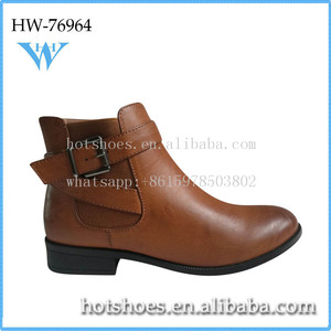 Señora botas mujeres zapatos de invierno de carreras de carreras romana ankle boots camel tan botas de las mujeres - Product Image 3