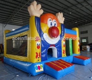 Heißer Verkauf Angepasst Farbe Aufblasbare Clown Prahler Und Hüpfburg - Product Image 4