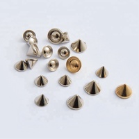 Perles en plastique Punk pointes de couture Rivet cône goujon perle bricolage pour sac vêtement maroquinerie