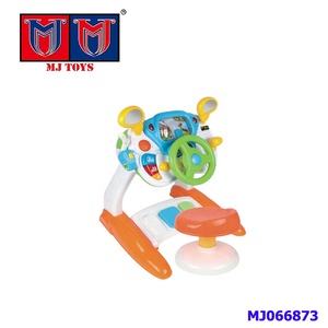 Paper INTERESTING play game without charges music Light Children steering wheel toy for car seat - Product Image 2