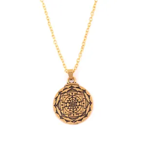 Sri Yantra Pendant, Sacred Geometry Jewelry, Sri Yantra Jewelry, Jewelry  for Men, Necklace for Men, Sri Yantra Necklace, Buddhist