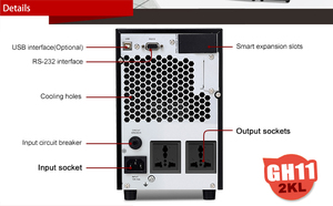Ske Externe Batterij Online Ups 3kva 2700W Dubbele Conversie 96V Ups Batterij Back-Up Voor Home-Ups Voeding - Product Image 3