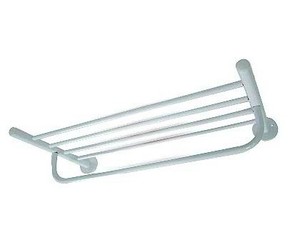 Metal Shelf Wall Mount Bathroom <b>Shower</b> Towel <b>Rack</b> - Product Image 5