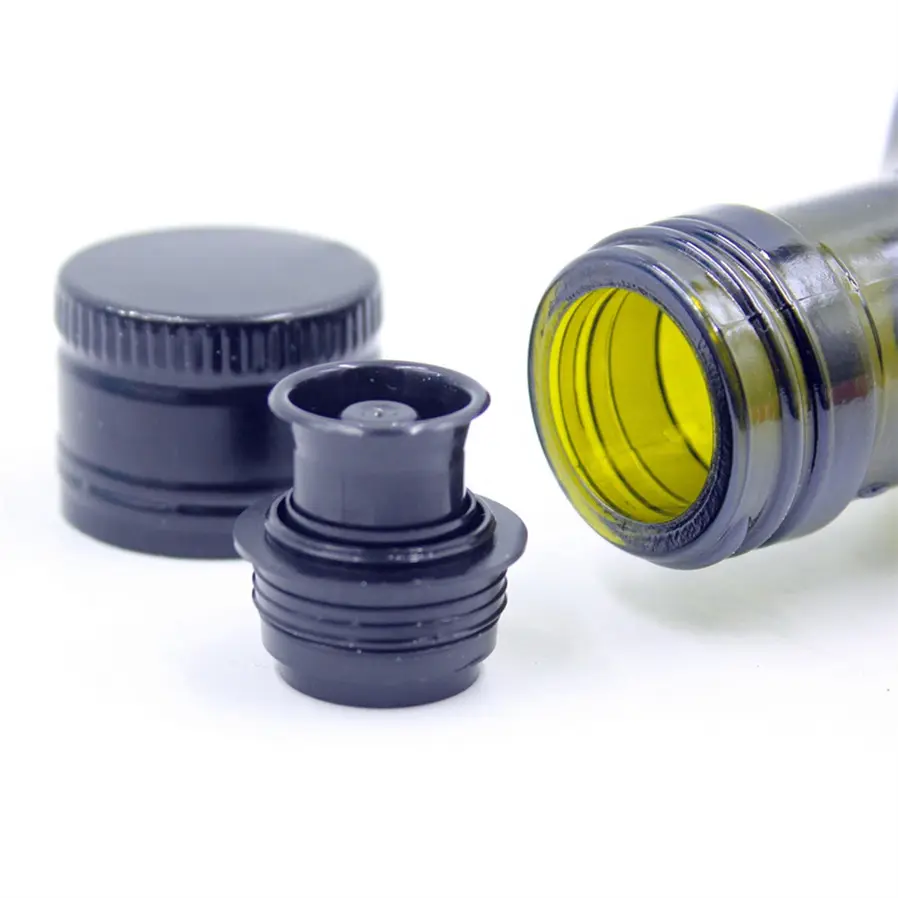 Fermeture pour bouteille d'huile d'olive en aluminium, sans logo, 31.5 24mm pop-up pour bouteille en verre d'huile d'olive