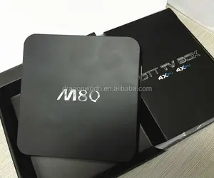 Amlogic s805 Android 4.4 Kikat ร้อนขายดาวน์โหลดฟรีเกม 4k ultra เอาต์พุตภาพยนตร์การ์ตูน m8q กล่องทีวี