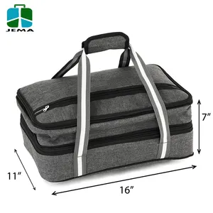 Expandable Oversized Insulated Food Delivery Bag Hot And Cold Thermal Bag