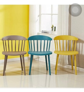 Chaises de salle à manger en plastique, 20 pièces, style nordique, pour salon et restaurant - Product Image 4