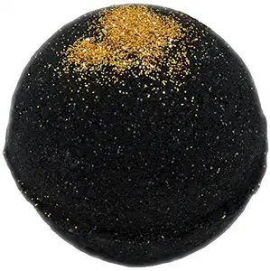 Menior New product black bath bombs with Gold shimmer Moisturizing organic bath bombs