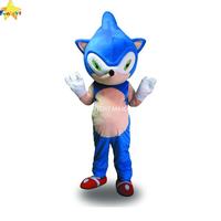 Fantasia de personagem do filme ce, alta qualidade, sonic, mascote, para  adultos, divertido, de pelúcia