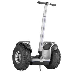 ES6s 1600W * 2 fırçasız Motor çift pil arabası 19 inç iki tekerlekli Off-road Self-elektrikli Scooter