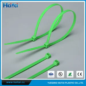 Haitai Chine Fournisseur OEM Résistant Aux UV En Nylon Matériel Et Auto-Verrouillage de Type Câble Cravate