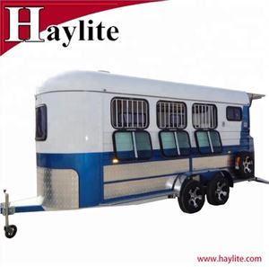 Australien Standard Winkel Last 2 Pferd <span class=keywords><strong>3</strong></span> Pferd schwimmer Anhänger von Shandong Herstellung - Product Image 2