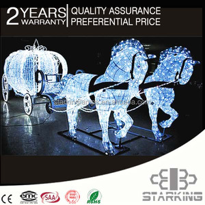 คริสตัล sculpturechristmas ตกแต่งเลื่อนขายร้อน - Product Image 2