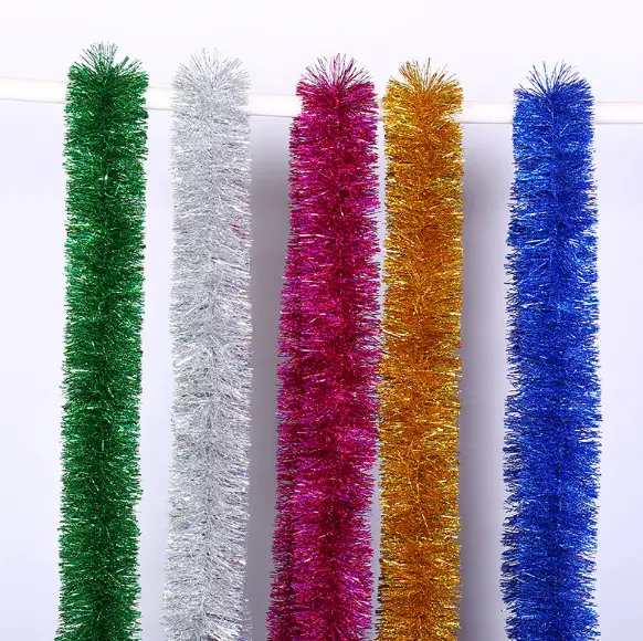 Best Sale Customized Wholesale Festival&Party Decoration Outdoor PVC Foil Curtain Hanging Decoration Tinsel Garland