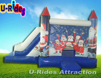 Structure gonflable de Noël de haute qualité conforme à la norme ASTM USA pour aire de jeux