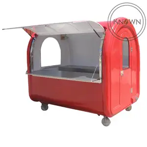 Oem Ce Goedgekeurd Voedsel Kiosk Vant Hot Dog Food Truck Vans Mobiele Churros Karren Beweegbare Snelle Catering Winkelwagen