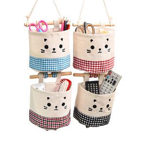 High Grade Multi-layer Fabric Wall Hanging Storage Bag Folding Reusable Storage Bag