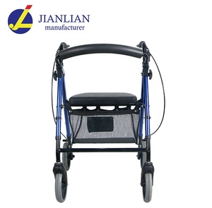 JL9188LH Lightweight Foldable Walker <strong>Rollator</strong> With Seat/aluminum <strong>Rollator</strong> Shopping Cart - Product Image 2