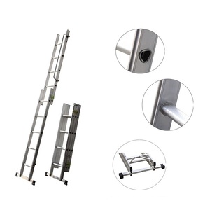 <span class=keywords><strong>Escalera</strong></span> Telescópica de Aluminio para el Hogar, Aprobada por la Norma EN131, con 12 Peldaños - Product Image 3