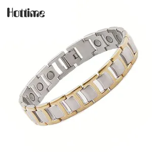 Latest Designs Titanium Magnetic Bracelet For Sports Energy