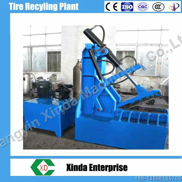 Xinda QDJ tire/tyre cutter waste tyre recycling rubber cutting machine