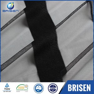 Importación china Grande respirable suave negro 100 poliéster tejido de punto telas - Product Image 3