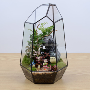 Serre de culture en verre Micro-paysage, <span class=keywords><strong>terrarium</strong></span> géométrique clair, pour plante - Product Image 2