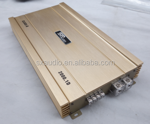 Extremely RMS 2000W 1 Channel Class D Sound Digital Car Audio Power Amplifier