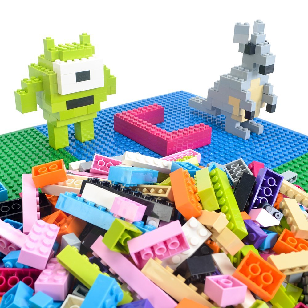 1000 piezas de plástico ABS para construir juguetes de ladrillos