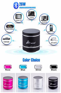 Haut-parleur Newadin B1BT avec boîtier métallique, son surround à 360 degrés, batterie 650/1100 mAh <span class=keywords><strong>pour</strong></span> <span class=keywords><strong>téléphone</strong></span> <span class=keywords><strong>portable</strong></span>, ordinateur et autres appareils, <span class=keywords><strong>prise</strong></span> <span class=keywords><strong>jack</strong></span> 3,5 mm - Product Image 3