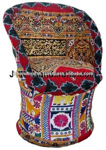 Banjara — chaise vintage en tissu, fauteuil, vintage - Product Image 2