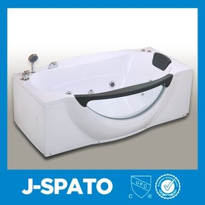2015 3 asientos 2 tumbonas interior acrílico bañera sexy masaje for js-8666R - Product Image 5
