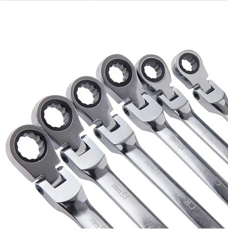 20 MM Wholesale Tires Chrome Vanadium Professional Tools Hardware Tools Flexible Ratchet Combination Open End Wrench Spanners