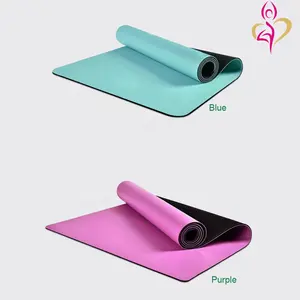 Sản Xuất Thảm Tập Yoga Bằng Da PU 4Mm Mặt Sau Bằng Cao Su Tự Nhiên Khắc Laser Theo Yêu Cầu