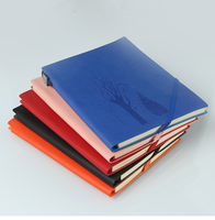 Carnet A5 personnalisé avec logo imprimé, couverture souple en PU, journal en cuir personnalisé, pas cher