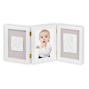 Bébé cadre photo avec 3 windows pour bébé souvenir