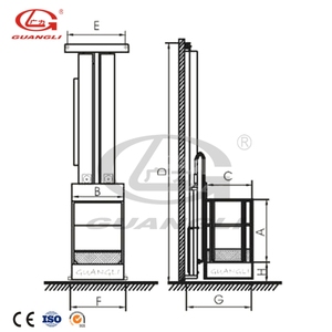 Ascenseur électrique d'homme de cabine de pulvérisation de camion de Offre Spéciale avec du Ce - Product Image 6