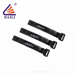 المطاط الطلاء ماجيك الشريط هوك وحلقة الكابل التعادل <span class=keywords><strong>2</strong></span> "مع البلاستيك مشبك - Product Image 1