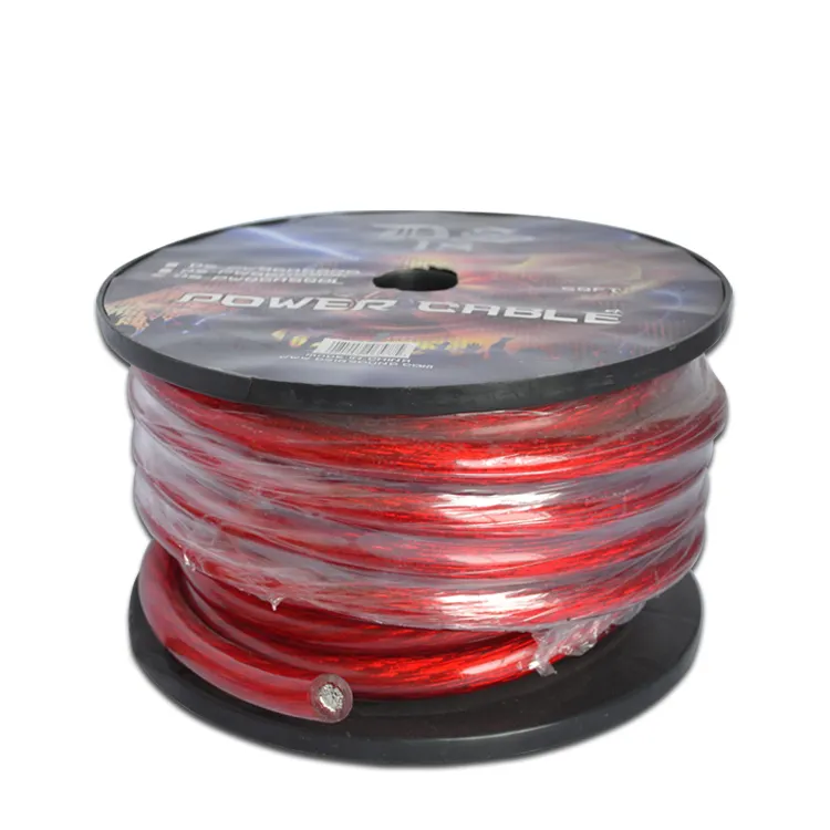 Rood zwart koper/pvc/rubber draad/vertind dirigent zonne-vacuümbuis/auto batterij kabel